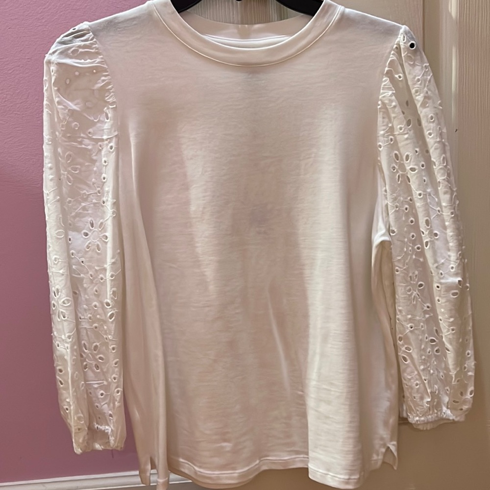 White long sleeve shirt